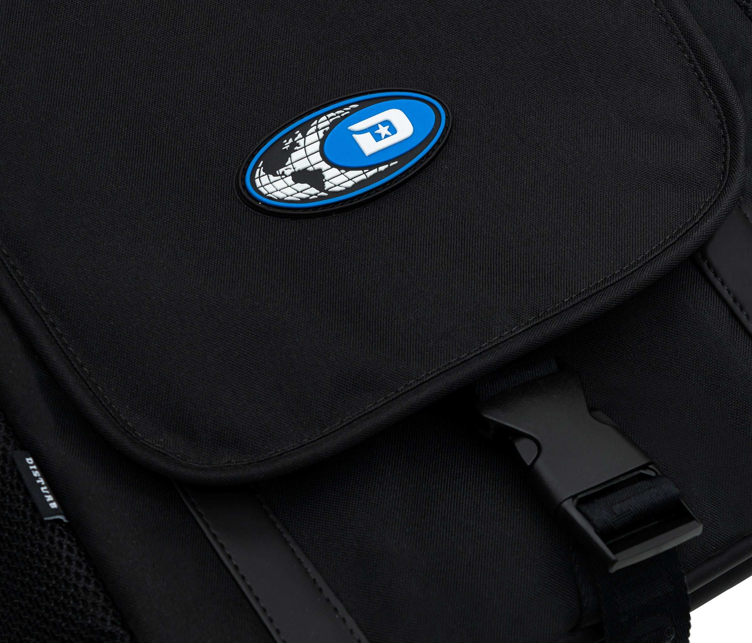 Globe Big Shoulder Bag In Black