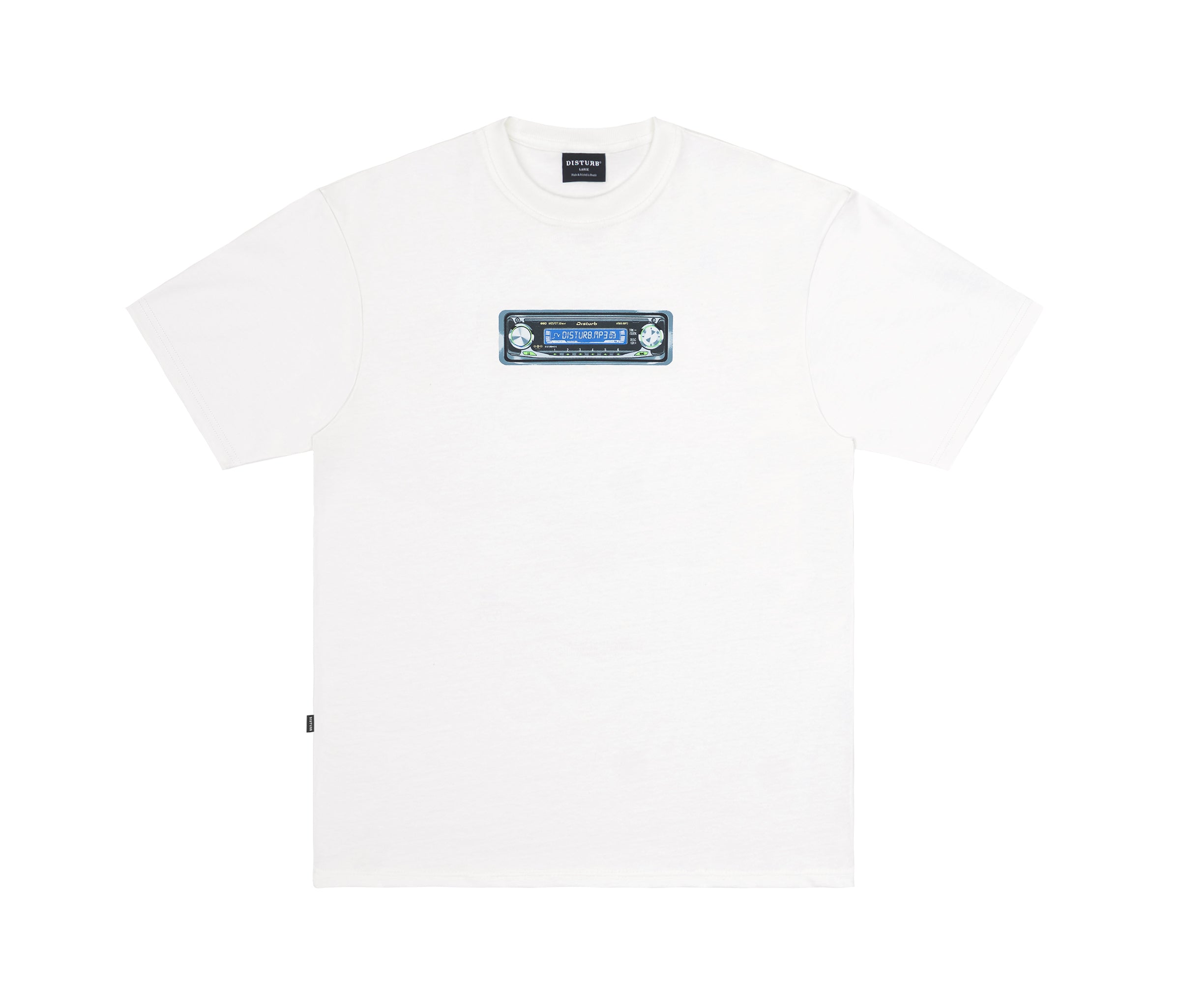 Camiseta Disturb Music System Off-White