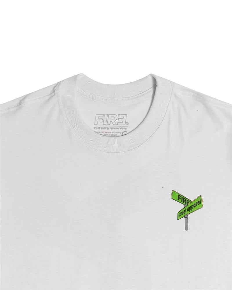 Camiseta Básica Fire Street Sign